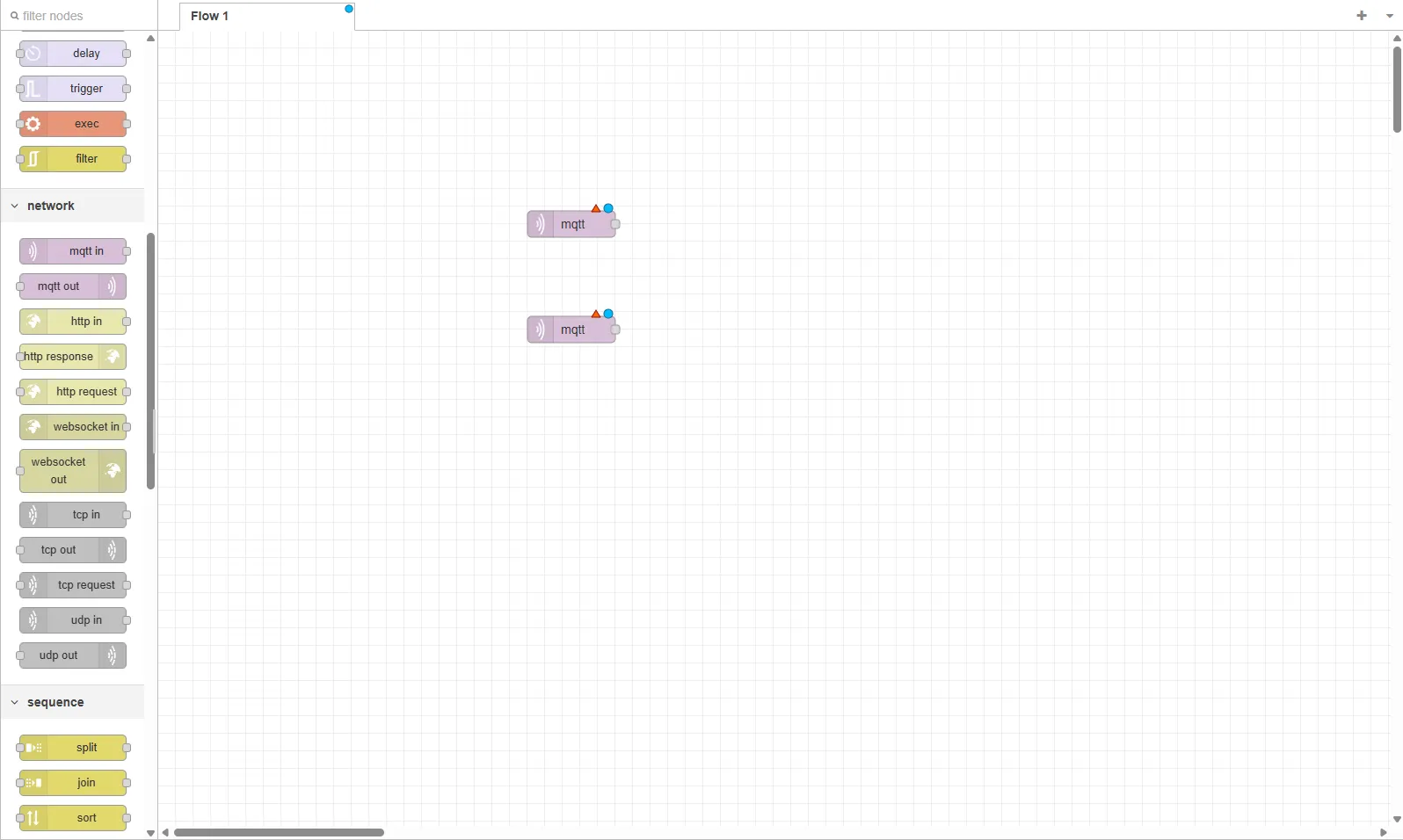 Two mqtt in nodes, one per reading.