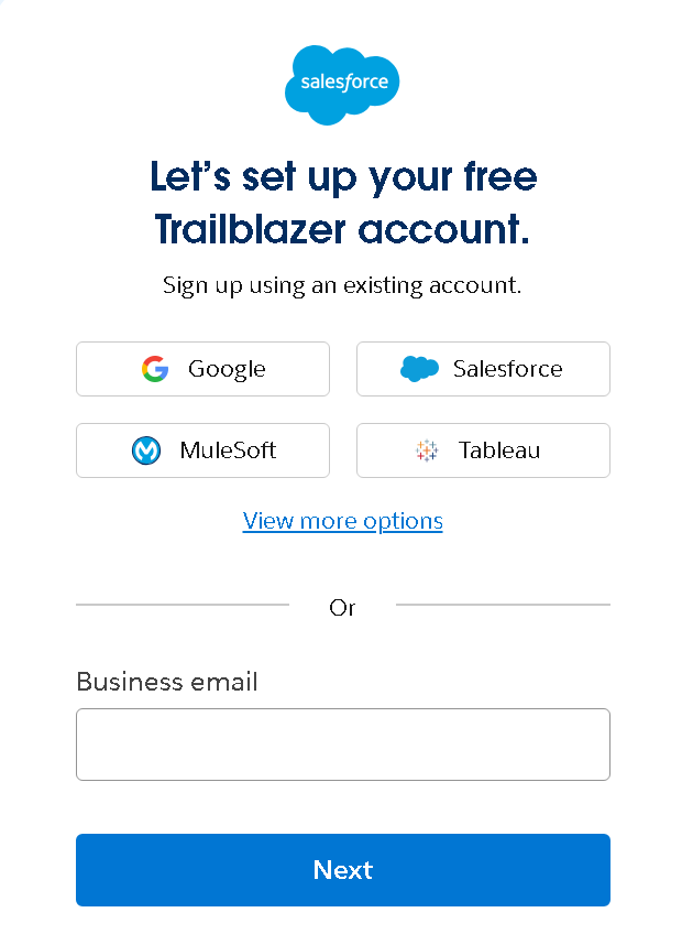 Salesforce Registration 1
